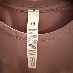 lululemon athletica Long Sleeve Tee in Ashen Rose